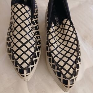 Elegant Checkered Women's Loafers